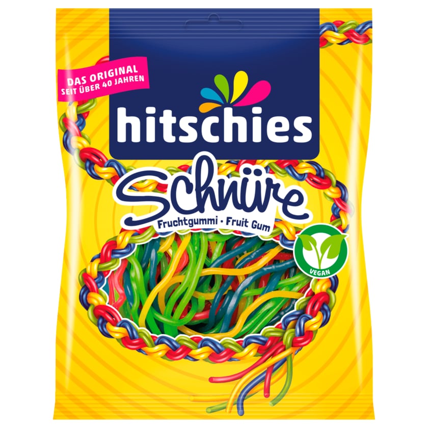 Hitschler Fruchtgummi-Schnüre 4 Farben 125g