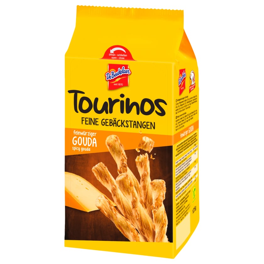 De Beukelaer Snacks Tourinos Feinwürziger Gouda 125g