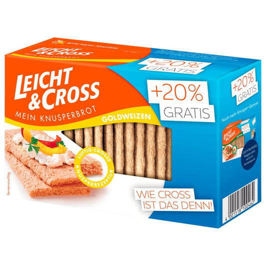 Leicht&Cross Knusperbrot Weizen 150g