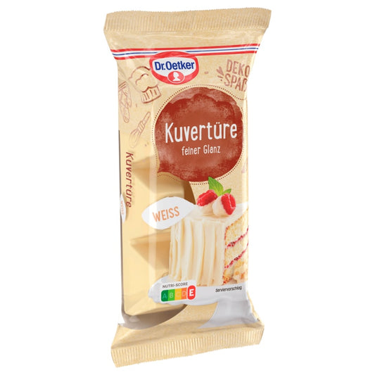 Dr. Oetker Kuvertüre Weiß 150g