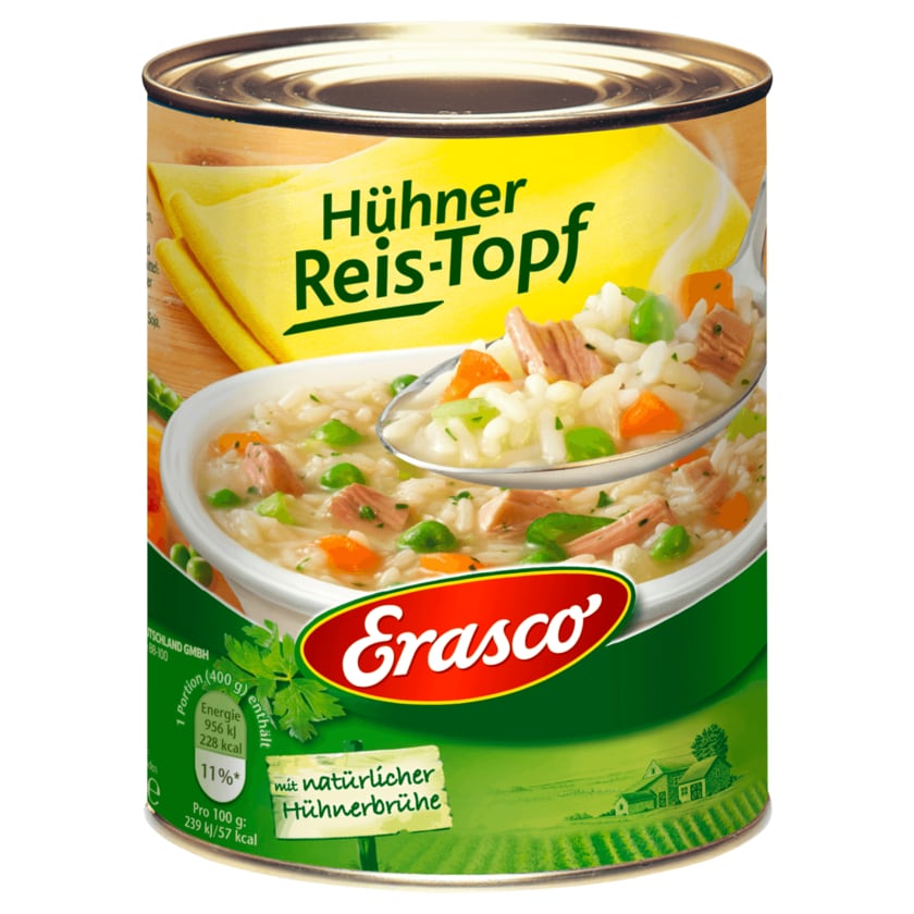 Erasco Hühner-Reistopf 800g