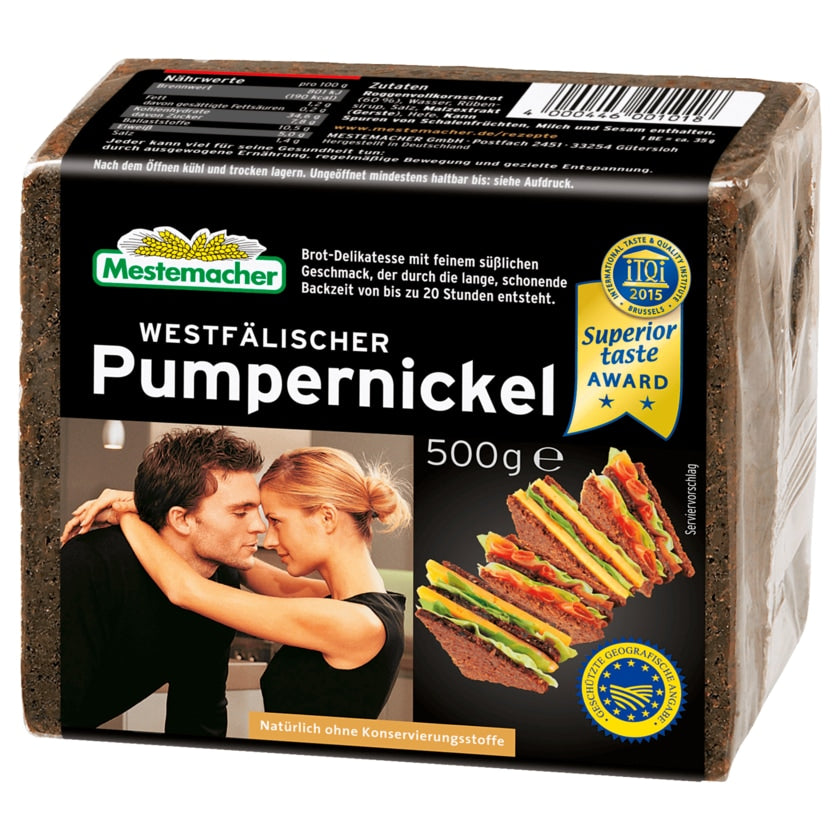 Mestemacher Pumpernickel 500g