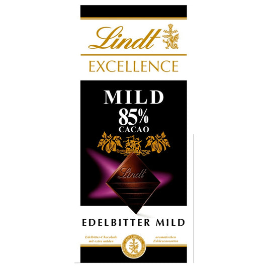 Lindt Excellence Schokolade Edelbitter mild 85% Cacao 100g