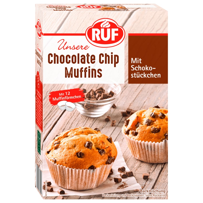 Ruf Chocolate Chip Muffins 310g