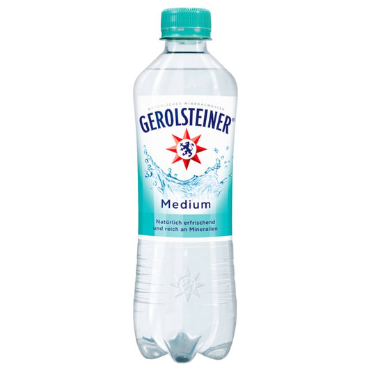 Gerolsteiner Medium 0,5l (inkl. 0,25€ Pfand)