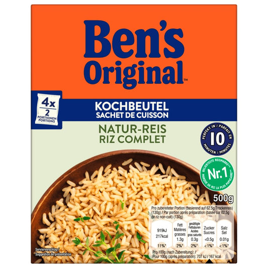 Ben's Original Natur-Reis im Beutel 10 Minuten 4x125g