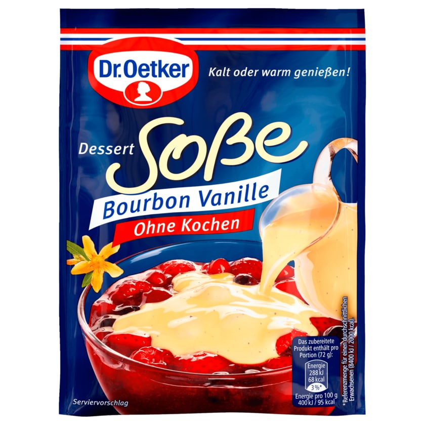 Dr. Oetker Soße ohne Kochen Bourbon-Vanille 39g