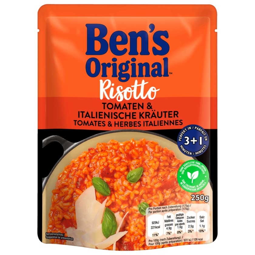 Ben's Original Express Risotto Tomate & italienische Kräuter 250g