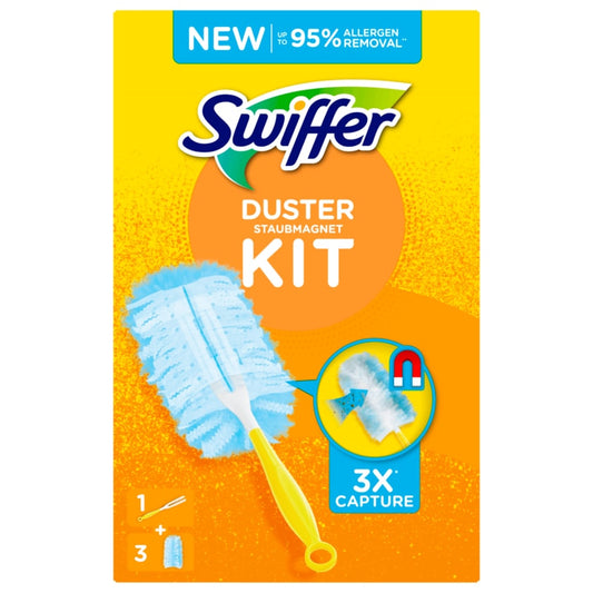 Swiffer Staubmagnet Starterset Handgriff + 3 Tücher