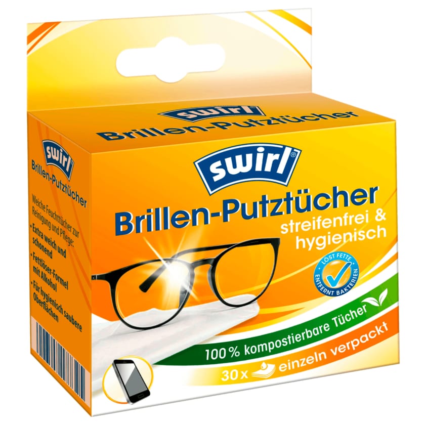 Swirl Brillen-Putztücher 30 Stück