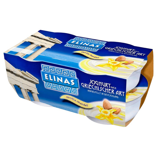 Elinas Joghurt Griechische Art Vanille/Mandel 4x150g