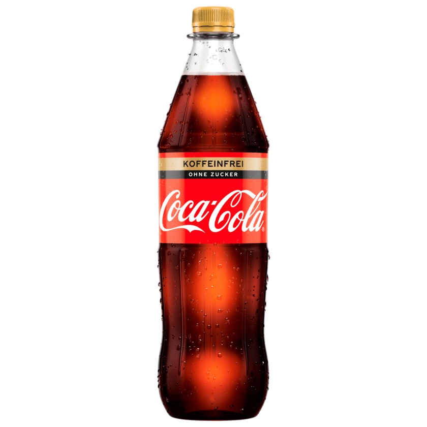 Coca-Cola Zero koffeinfrei 1l (inkl. 0,25€ Pfand)