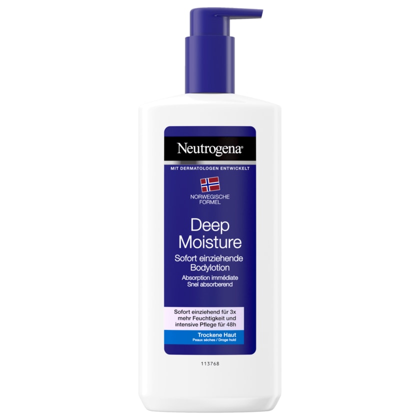 Neutrogena Deep Moisture Bodylotion für trockene Haut...