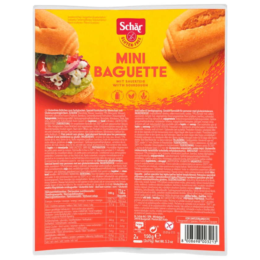 Schär Mini-Baguette glutenfrei 150g