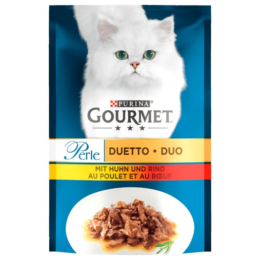 Gourmet Perle Duetto di Carne mit Huhn & Rind...