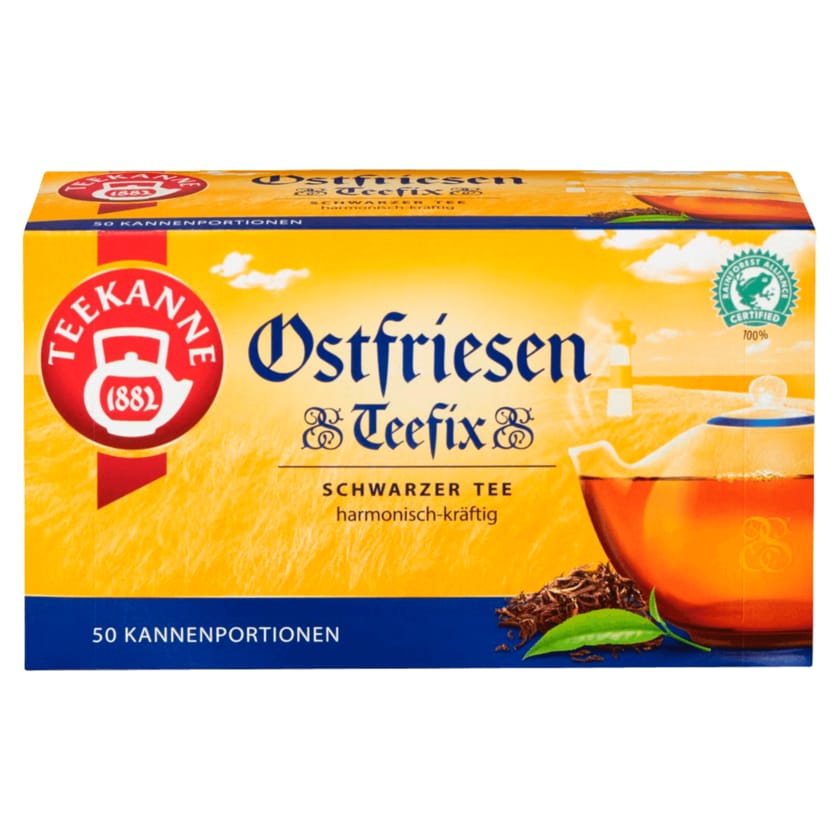 Teekanne Ostfriesen Teefix 140g, 50 Beutel