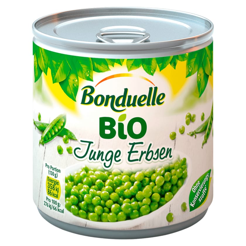 Bonduelle Bio Junge Erbsen 280g