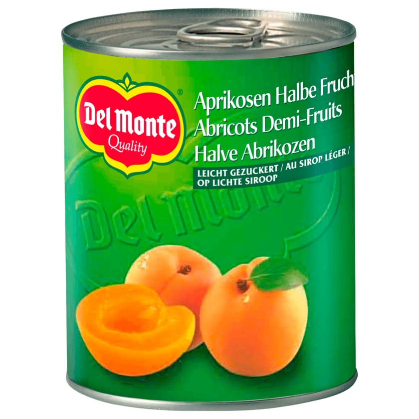 Del Monte Aprikosen halbe Frucht leicht gezuckert 135g