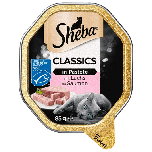 Sheba Schale Classics in Pastete mit Lachs 85g