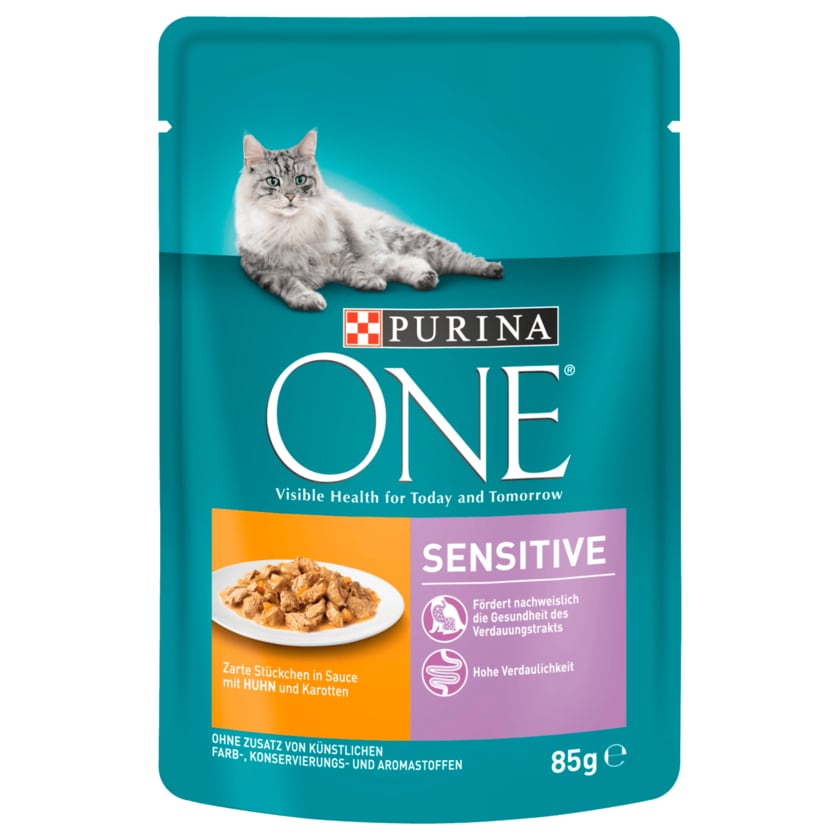 Purina One Sensitive mit Huhn & Karotte 85g