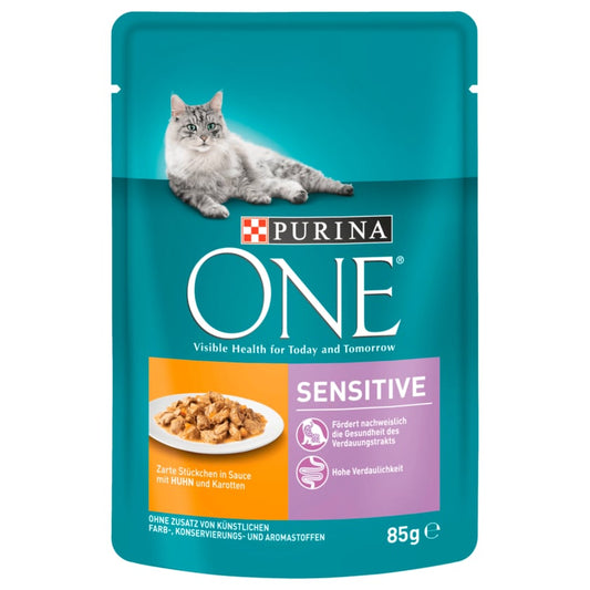 Purina One Sensitive mit Huhn & Karotte 85g