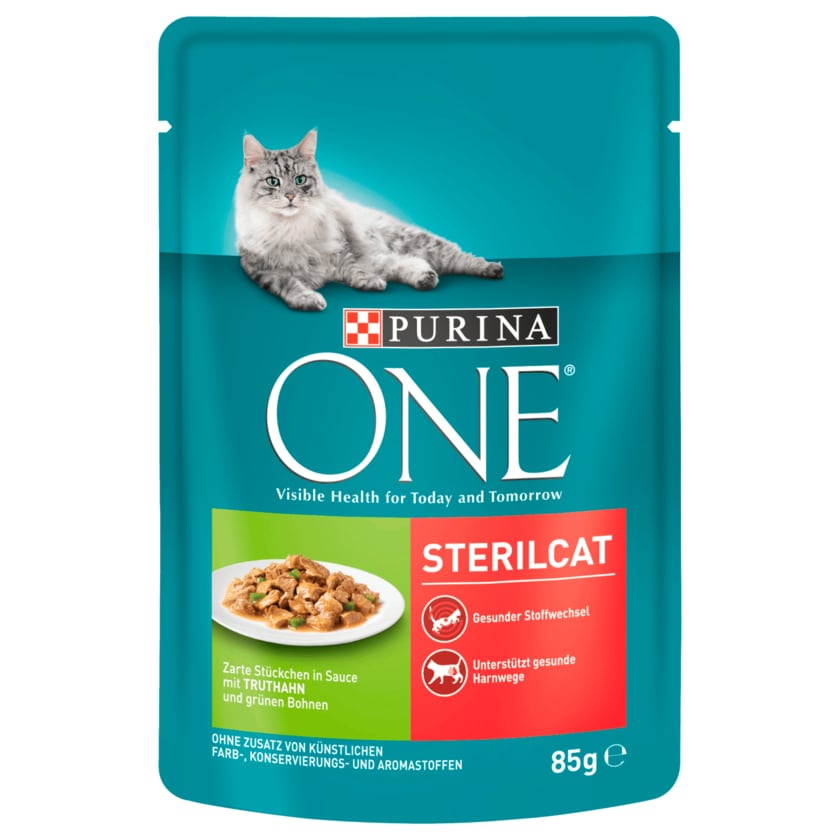 Purina One Sterilcat mit Truthahn & grünen...