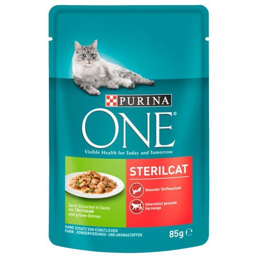 Purina One Sterilcat mit Truthahn & grünen...