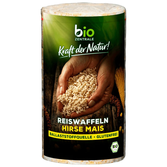 Biozentrale Bio Reiswaffeln Hirse-Mais 100g