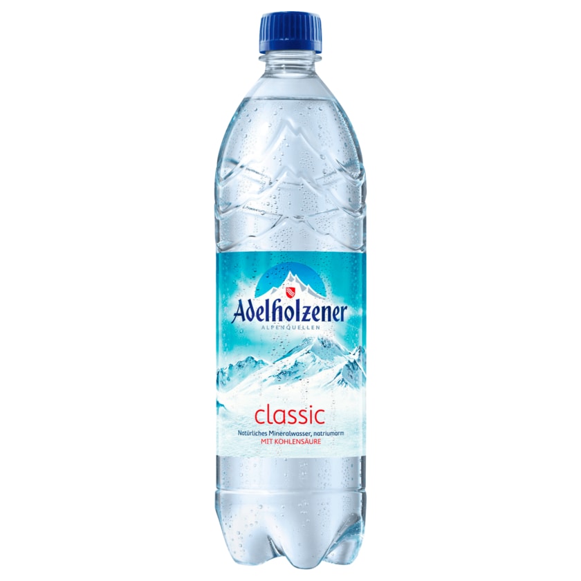 Adelholzener Mineralwassser Classic 1l (inkl. 0,25€ Pfand)