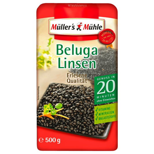 Müller's Mühle Beluga Linsen 500g