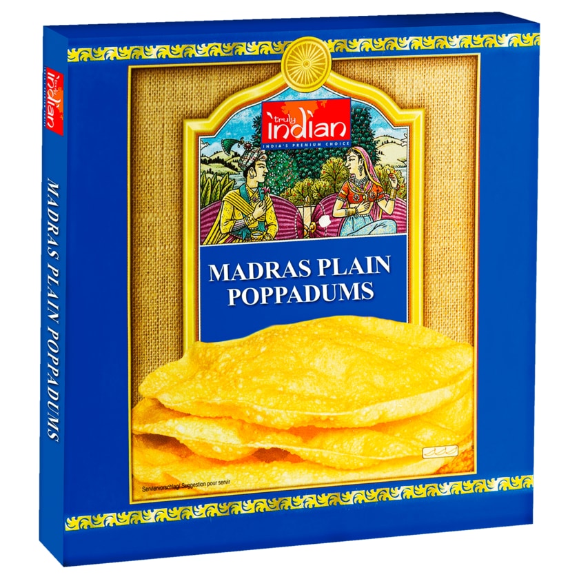 Truly Indian Poppadums Madras 112g