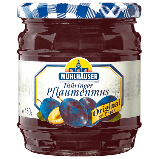 Mühlhäuser Thüringer Pflaumenmus pastös 450g