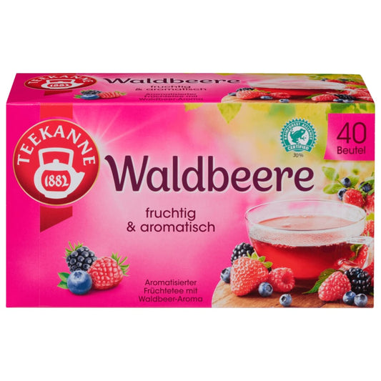 Teekanne Fruchtige Waldbeere 100g, 40 Beutel