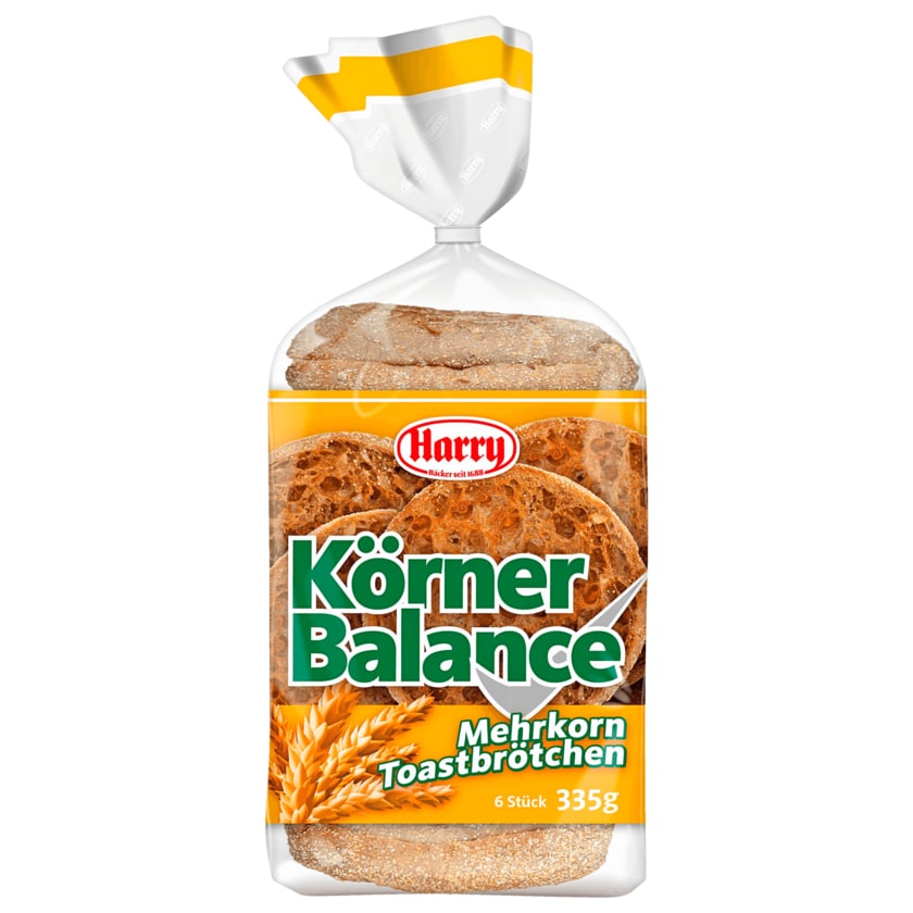 Harry Toastbrötchen Körner Balance 335g, 6 Stück