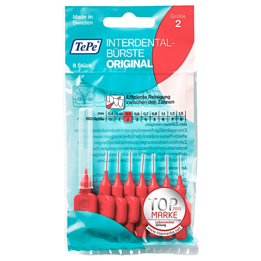 Tepe Interdentalbürste Rot Gr.2