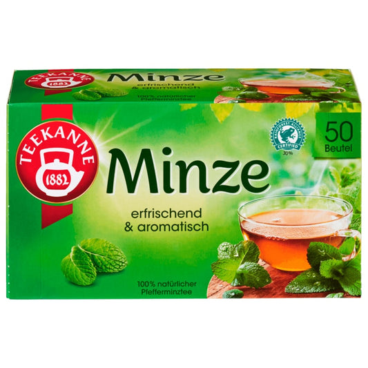 Teekanne Erfrischende Minze 113g, 50 Beutel