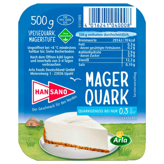 Hansano Magerquark 0,3% 500g