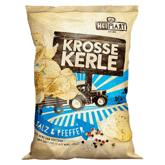 HeiMart Krosse Kerle Chips Salz & Pfeffer 115g