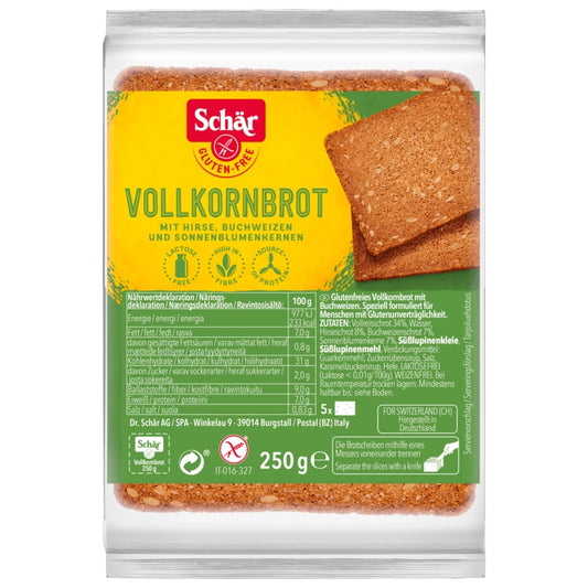 Schär Vollkornbrot glutenfrei 250g