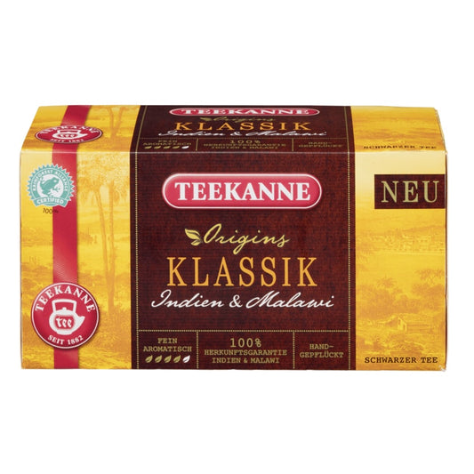 Teekanne Origins Klassik Indien & Malawi 35g, 20 Beutel