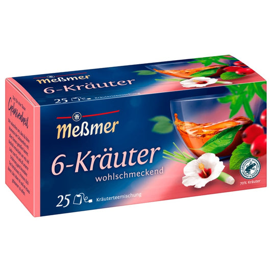 Meßmer 6-Kräuter-Mischung 50g, 25 Beutel