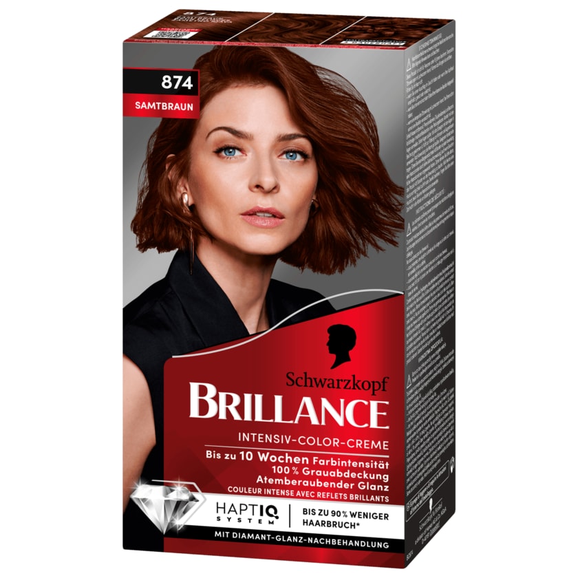 Schwarzkopf Brillance 874 Samtbraun