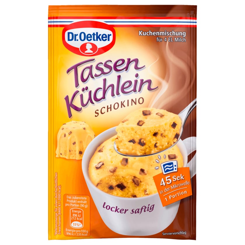 Dr. Oetker Tassenkuchen Schokino Backmischung 50g