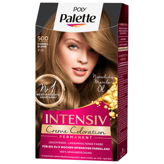 Poly Palette Intensiv-Creme-Coloration 500 Dunkelblond...