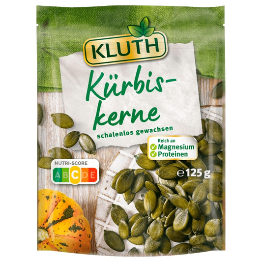 Kluth Kürbiskerne schalenlos 125g