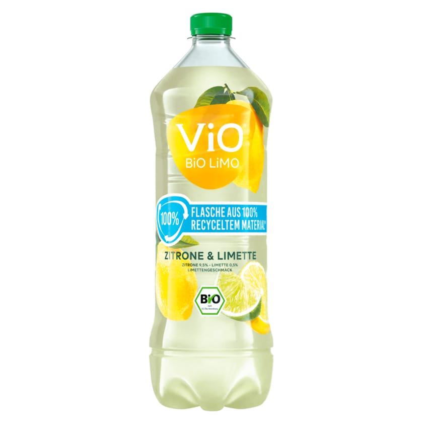 Vio Bio Limo leicht Zitrone Limette-Minze 1l (inkl. 0,25€ Pfand)