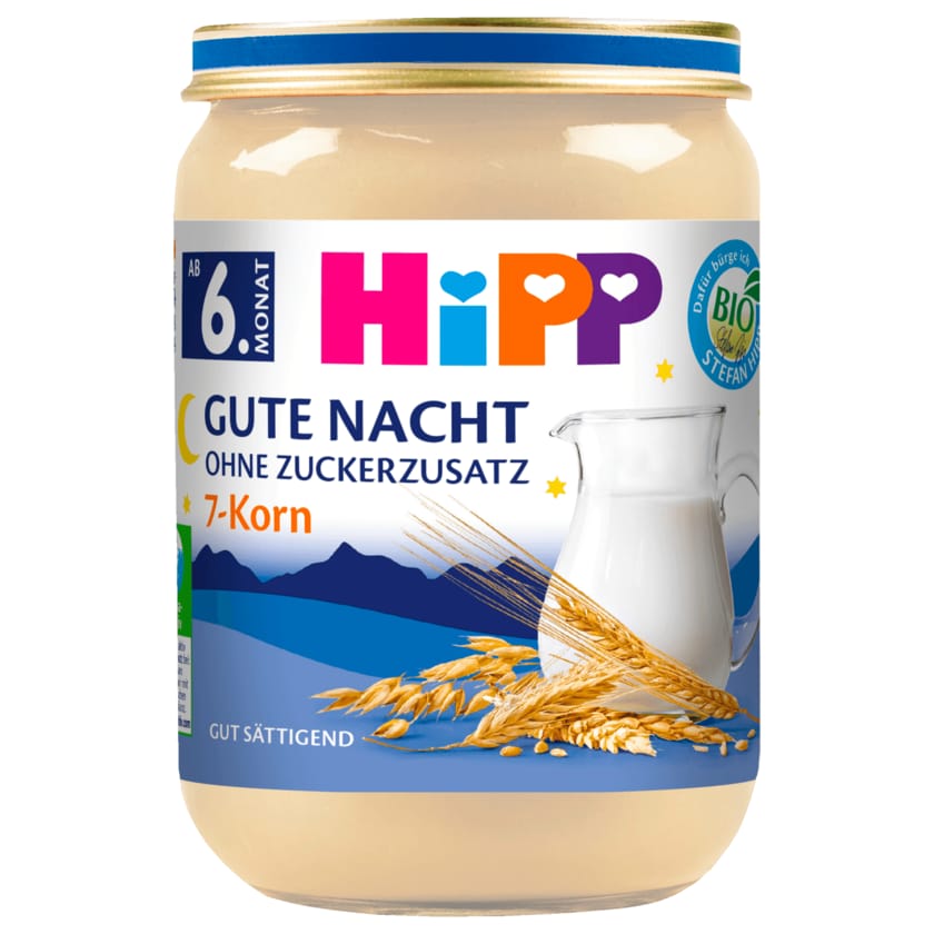 Hipp Gute Nacht-Brei Bio 7-Korn Ohne Zuckerzusatz 190g