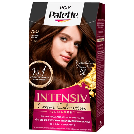 Poly Palette Intensiv-Creme-Coloration 750 Schokobraun...