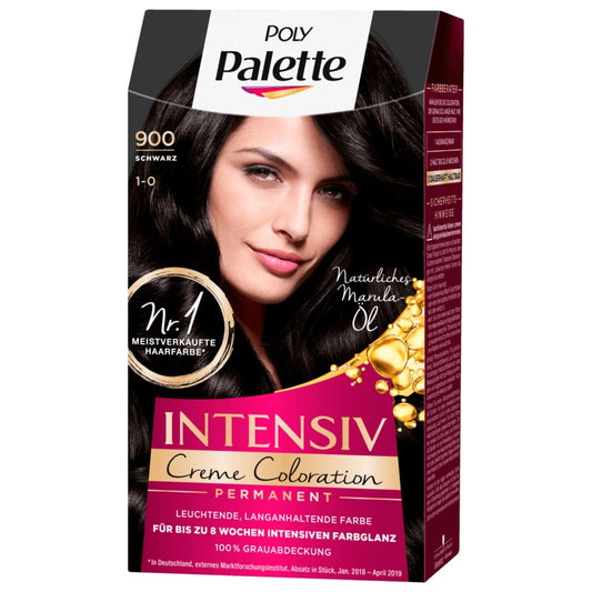 Poly Palette Intensiv-Creme-Coloration 900 Schwarz 115ml