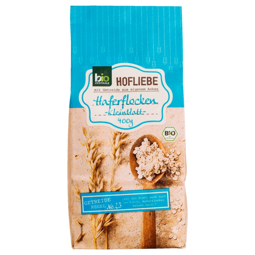 Biozentrale Bio Hofliebe Haferflocken Kleinblatt 400g